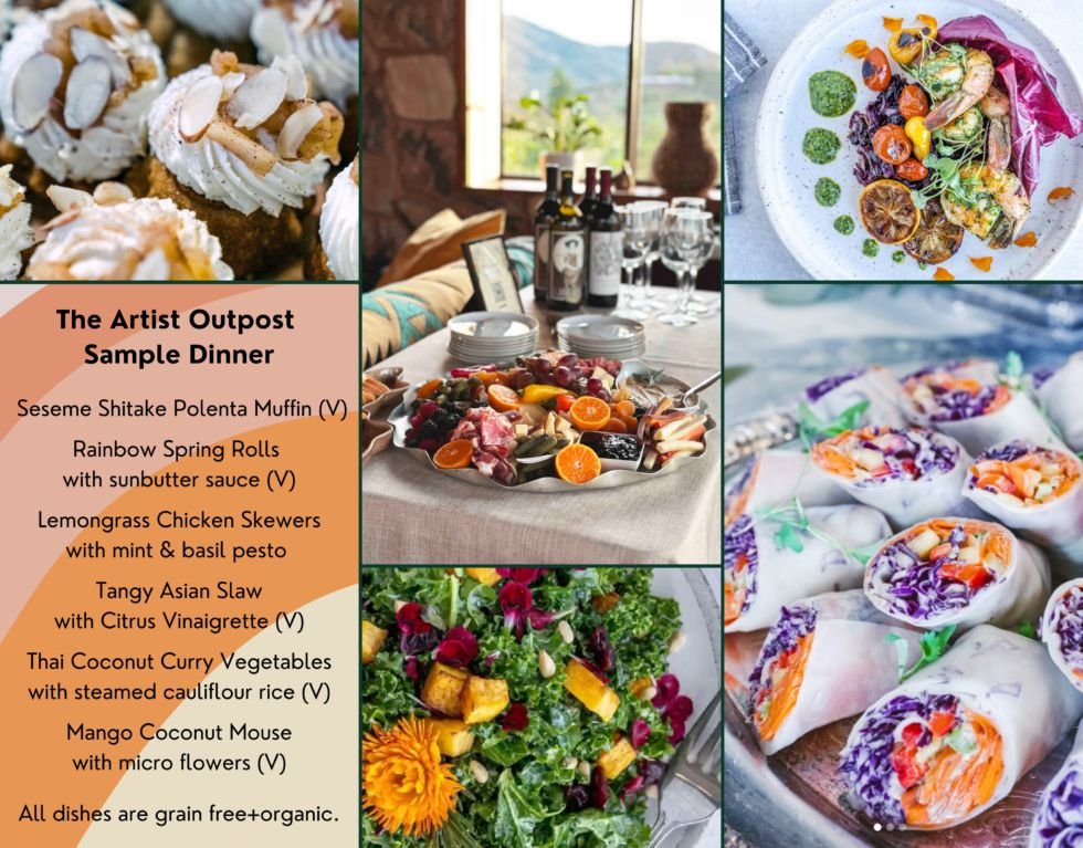 creative retreat food images