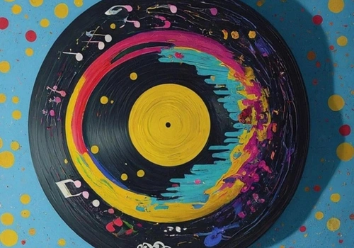 Paint Your Own Vinyl Record